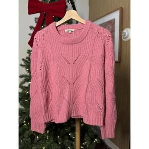 Madewell Pink Knit Sweater Size XS